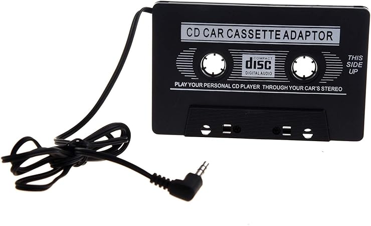 Amazon Retyly 通用カーオーディオカセットアダプター 黒 カセットアダプター 車 バイク