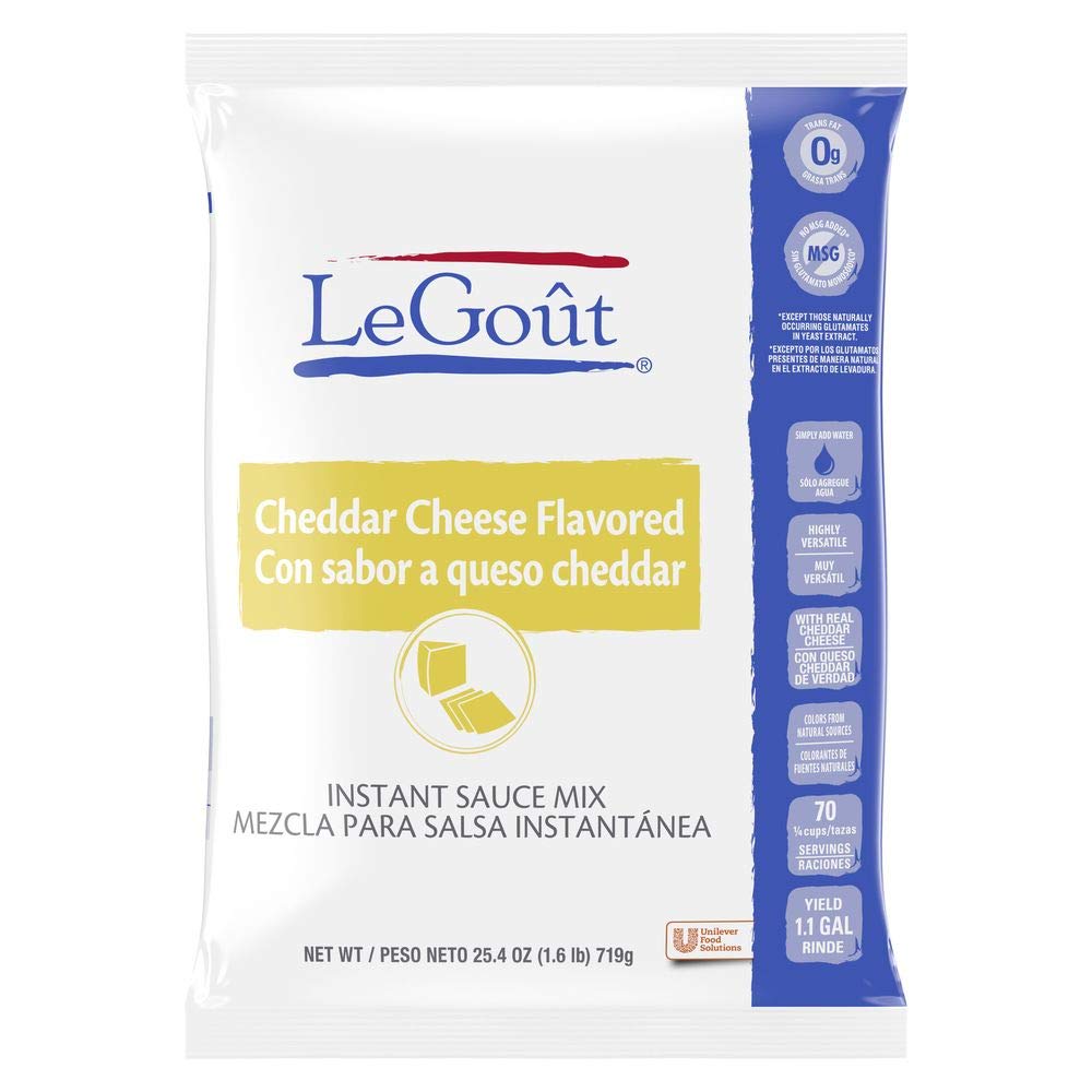 LeGout Cheddar Cheese Instant Sauce Mix Made with