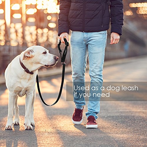 image for URPOWER Dog Seat Belt 2 Pack Safety Dog Car Seat Belt Strap Car Headre