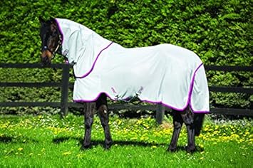 Horseware Amigo Bug Rug Fliegendecke Weidedecke Silver/Purple15-160