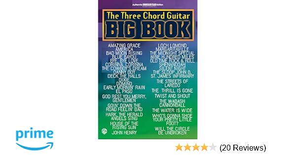 Amazoncom The Three Chord Guitar Big Book Easy Guitar