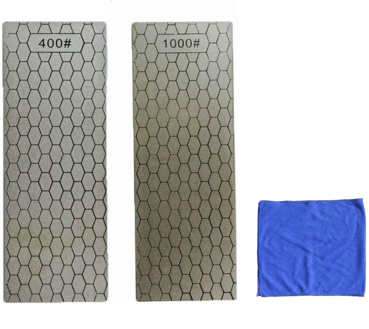 【Deepa】ダイヤモンド砥石 #400#1000 ミニ四駆 工具 加工 砥石 面直し ダイアモンド 2枚セット 修正砥石 滑り止め ミニ四駆 カーボン カーボン磨き FRP 磨き フレキ加工 マイクロファイバータオル付商品画像