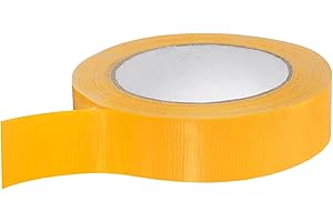 YOKIVE Book Binding Tape, 11 Yard Cloth Book Durable Repairing Tape, Great for Repairing, Book Binding, Floor Marking (Yellow, 1-Inch)