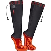 Gerbing 12V Battery Heated Motorcycle Socks, Unisex, Patented Microwire Heating for Powersports, Snowmobiling, UTV