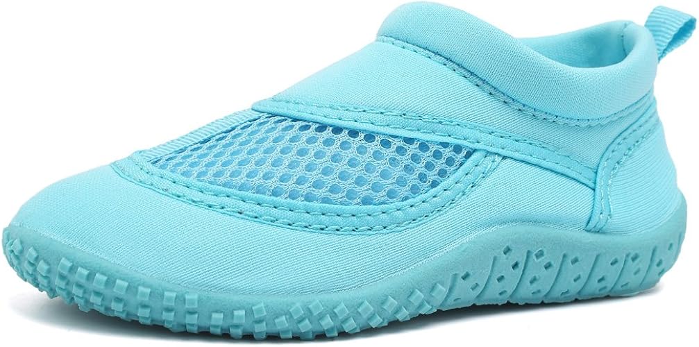 Amazon Fantiny マリンシューズ 子供用ウォーターシューズ キッズ男の子 女の子水陸両用速乾アクアシューズ 通気性 滑り止め シュノーケリング ビーチサンダル 旅行携帯便利海水浴靴 アウトドア