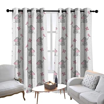 Amazon Com Lewis Coleridge Decor Curtains By Elephant Nursery