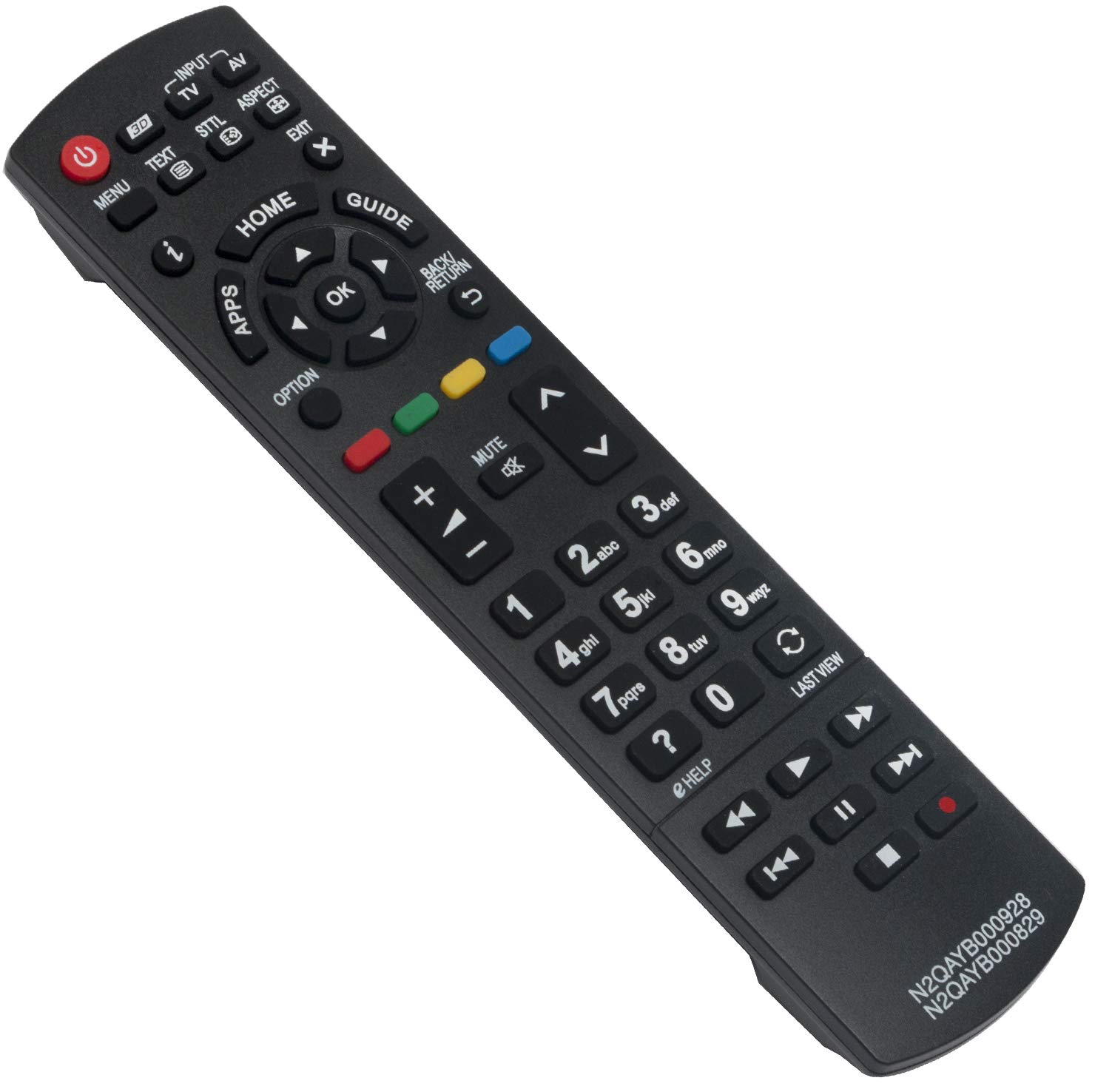 ALLIMITY N2QAYB 000928 Remote Control Replace for Panasonic Vier Smart TV TX-42ASN658 TX-42ASX659 TX-47AS750E TX-47ASM655 TX-42ASE650 TX-42ASM655 TX-42ASW754 TX-47AS740E TX-47ASM651 TX-47ASW754