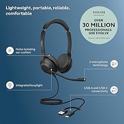 Jabra Evolve2 30 SE (2025 Version) Wired Dual-Ear