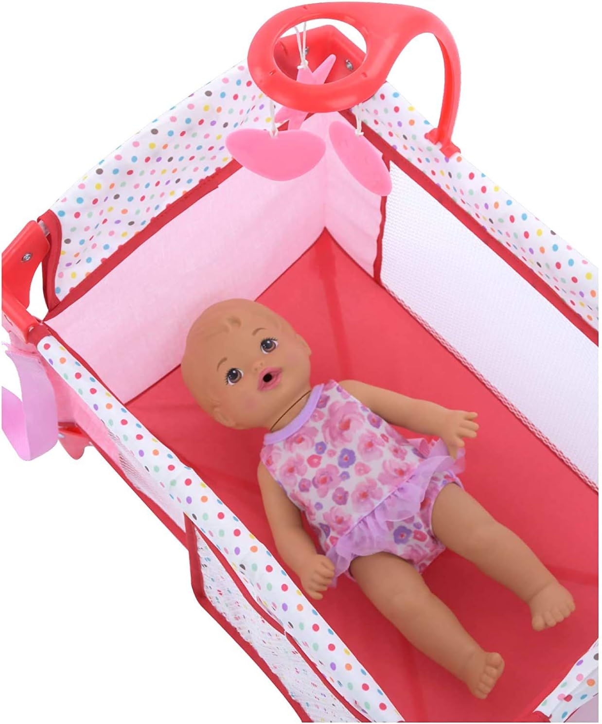 baby alive play yard with mobile