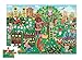 Crocodile Creek Garden Party Observation 36Piece Floor Puzzle in Shaped Tree Box Puzzle
