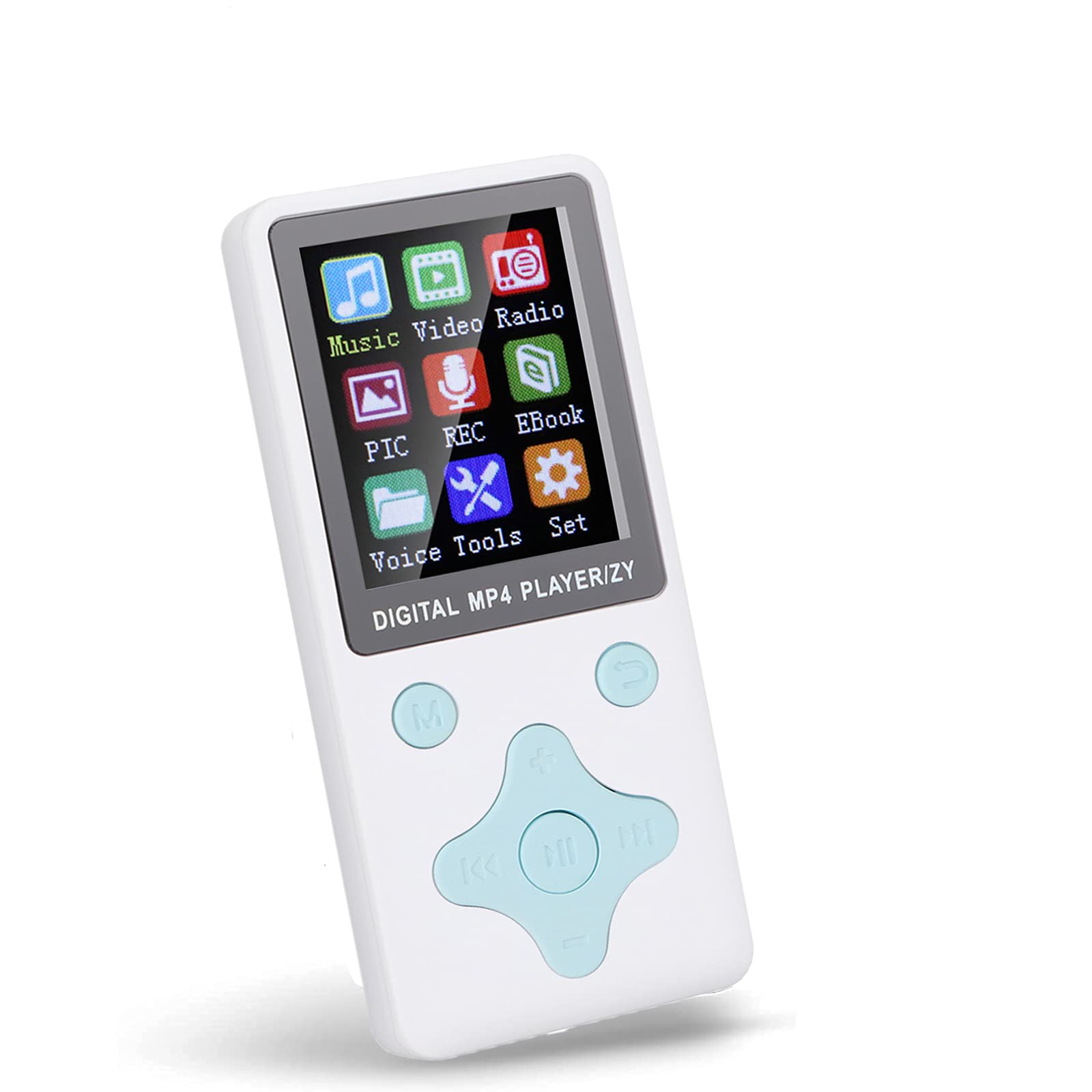 Bluetooth Mp3/Mp4 Music Player,Portable Multifunctional Digital Music Player with Earphones,32GB Storage,Hifi Lossless Sound Quality,Non-Slip Matte Body,Support Multiple Music Formats