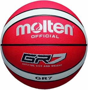 MOLTEN - Balón de Baloncesto Rojo/Blanco Talla:7: Amazon.es ...