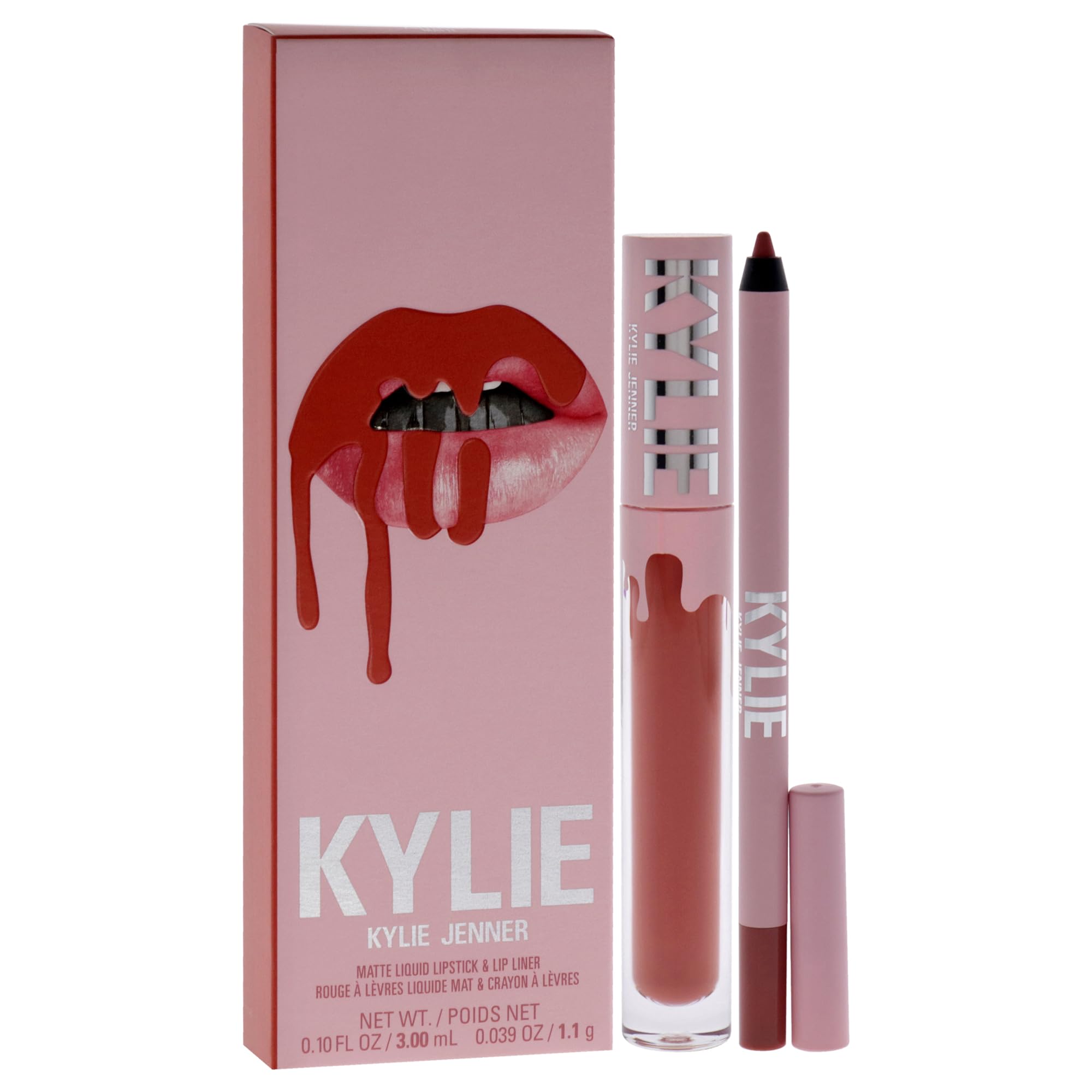 Kylie Cosmetics Matte Lip Kit - 505 Autumn for Women - 2 Pc 0.10 oz Matte Liquid Lipstick, 0.03 oz Lip Liner