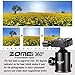 Zomei Z888C Professional Portable Metallic Color Carbon Fiber Tripod & Ball Head Compact Travel for All Canon Sony, Nikon, Samsung, Panasonic, Olympus, Kodak, Fuji, Cameras and Video Camera (Black)