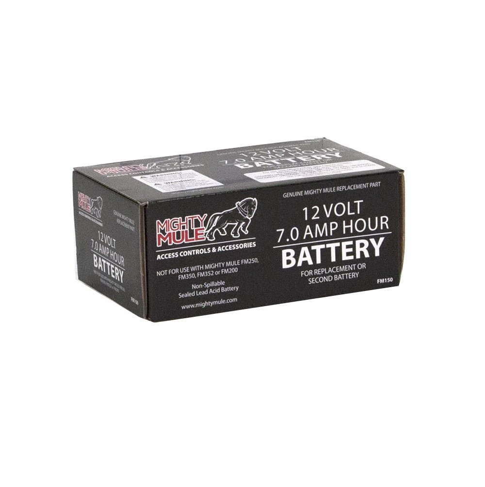 Mighty Mule 12Volt Battery for Mighty Mule Automatic Gate Openers (FM150) 90835083484 eBay