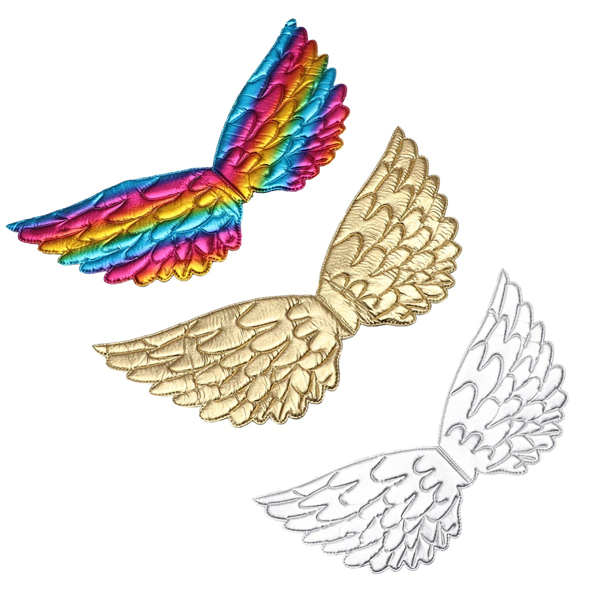 PRETYZOOM 3Pcs cosplay wings fairy adult props- Costume Props Adorable Lovely Distinctive Cosplay Wings- Wings for Halloween Party Christmas