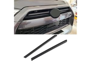 HIGH FLYING For Toyota 4Runner TRD Pro, Sport 2020 2021 2022 2023 2024 Car Accessories Front Middle Grille Matte Blackout Center Grille Inserts Cover Trims ABS 2PCS