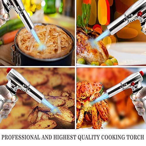 Spicy Dew Blow Torch Creme Brulee Torch Refillable Professional