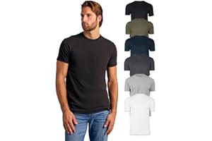 True Classic Mens T-Shirts - Short Sleeve Crew Neck Plain Novelty T Shirt for Men