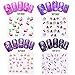 700+ Designs Christmas Nail Decals(20 Sheets), Konsait Christmas Nail Wraps Peel and Stick 3D Nail Art Stickers Self Adhesive for Women Kids Girls Kiss Designs for Xmas Party Favor Decoration Supplies