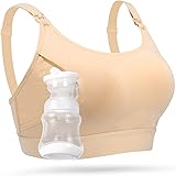 Hands Free Pumping Bra, Momcozy Adjustable Breast-Pumps Holding and Nursing Bra, Suitable for Breastfeeding-Pumps by Lansinoh