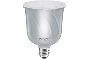 Sengled Pulse Dimmable LED Light with Wireless Bluetooth Satellite Speaker (Single), Powered by JBL, Pewter