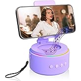 ZAPUVO Gifts for Men Dad Him Husband Valentines Day - Blue Bluetooth Speaker with Phone Stand, Anniversary Birthday Gift for Teen Boy Boyfriend Women - Ideal for Home/Kitchens/Outdoor/Desk