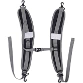 Chazcool 1 Pair Backpack Straps, Shoulder Strap Replacement Nylon Rucksack Belt, Backpack Replacement Straps