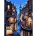 Paint by Numbers for Adults Kids Oil Paint by Number Kits Canvas Painting Numbers with Brushes and Acrylic Pigment (Venice, 16x20)