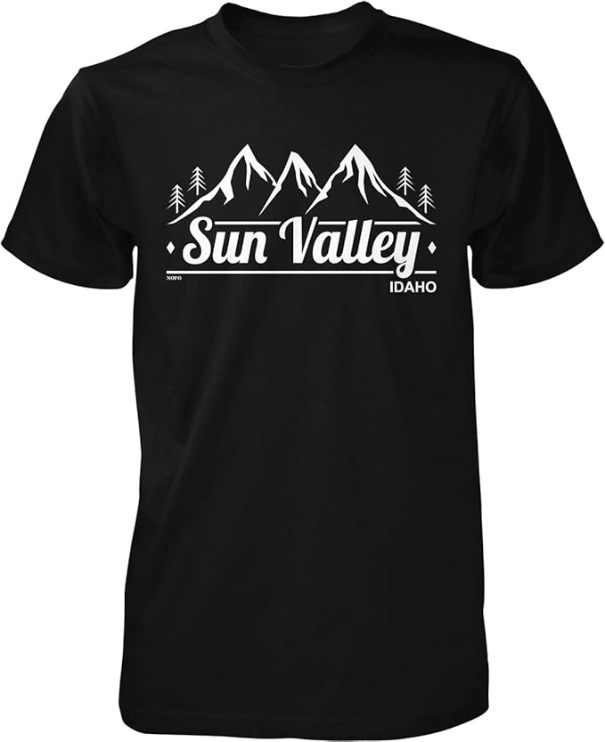 Amazon.com: Hoodteez Sun Valley, Idaho Men's T-Shirt: Clothing