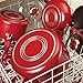 Paula Deen Signature Dishwasher Safe Nonstick 11-Piece Cookware Set, Red