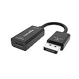 Amazon Basics DisplayPort (4k@60Hz) to HDMI Female