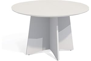Mayline Medina 48"Dia. Round Conference Table, Textured Sea Salt Laminate