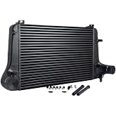 Front Mount Intercooler Replacement for 2020-2023 Ford Explorer ST V6 3.0 3.0L EcoBoost Inlet Outlet 2.63" Aluminum 2021 2022