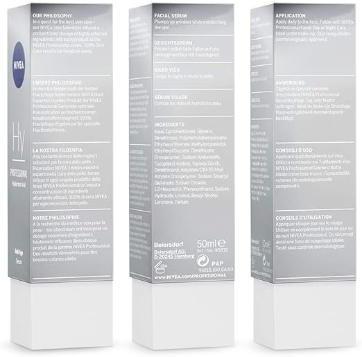 Nivea Professional Hyaluronic Acid Face Serum 1 X 50 Ml