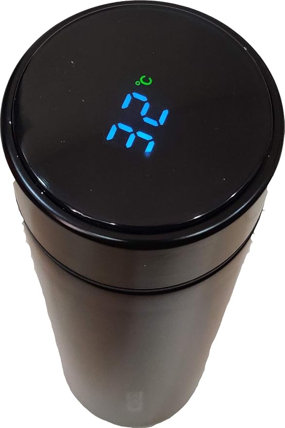 Techzo Smart Flask with Active Temperature Display Indicator Insulated