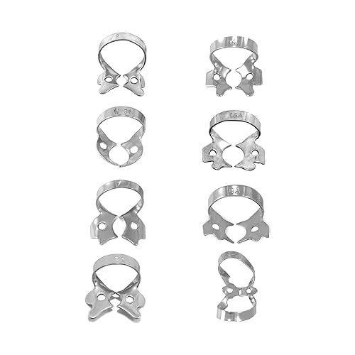 MuskalMed Professional Dental Rubber Dam Clamps Endodontic Hygienic Brinker Universal