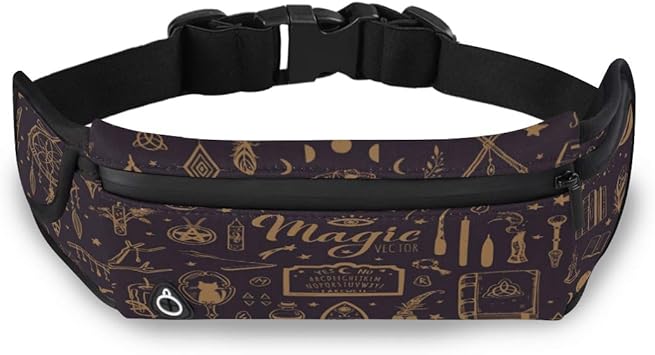 Amazon ウエストポーチ 魔法 インディアン風 魔法陣 天体 メンズ レディース 人気 安い ランニングポーチ おしゃれ かわいい 流行り スポーツポーチ 運動 ランキング ジョギング 収納 Haydna ランニングポーチ