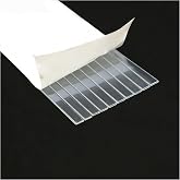 10-Pack Ruler Grips Transparent Quilting Ruler Strips - Non-Slip Adhesive Tape for Sewing, Craft &amp; Cutting Rulers (30cm/11.8" Length, 0.5cm/0.19" Width) | Quilt Making &amp; Craft Supplies