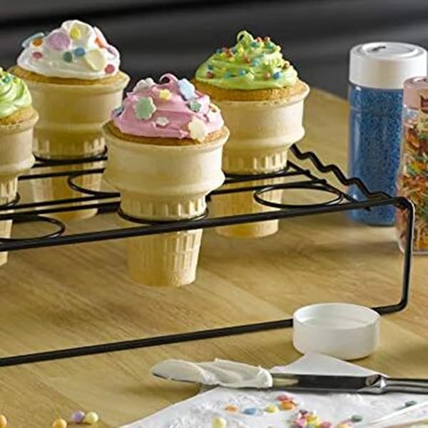 JOY MINI CUPS MINIATURE ICE CREAM CONES FOR KIDS, DESSERTS, CUPCAKE CONES, CAKE POPS 42 COUNT (1 BOX/42 CONES)