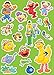Sesame Street Sticker Packs - 10 Sheets Total! Featuring Elmo, Big Bird, Cookie Monster and More of Your Favorite Characters