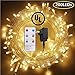 72 FT 200 LED Fairy Lights, Plug in String Lights 8 Modes Twinkle Starry Light Waterproof Indoor Firefly String Light for Tree Wedding Party Bedroom (Warm White)