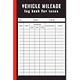 VEHICLE MILEAGE log book for taxes: Mileage Log Book | Ideal for Self-Employed / Business Owners | Auto Mileage Log Book.
