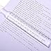 Cosmos Magnifying Ruler Mini Magnifying Bar Magnifier Ruler for Reading Small Texts and Prints on Books, Newspaper, Documents, Bible, Instructions in Home & Office, 6 Inches