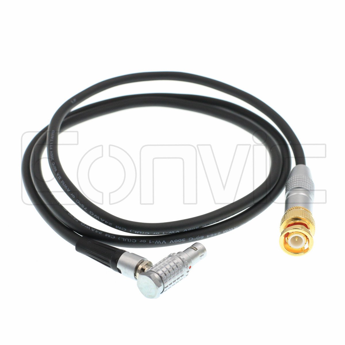 Eonvic Right Angle 5 PIN to BNC Timecode Cable for ALEXA/Red Camera
