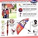 Disney Little Kids Umbrella and Slicker, Mickey Mouse Toddler Boy Rain Wear Set, for Ages 2-5, Red and Blue, Medium-Age 4-5