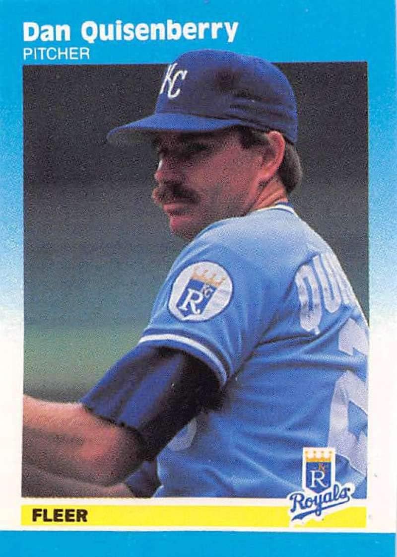 Amazon 1987 Fleer Mini Baseball 84 Dan Quisenberry Kansas City 