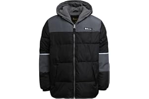 iXtreme Boys' Winter Jacket - Water Resistant Polar Fleece Lined Bubble Puffer Windbreaker Coat (8-18)