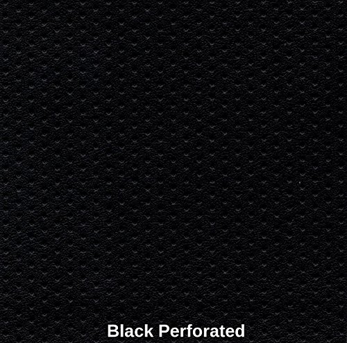 Marine Vinyl Waterproof Black Perforated 54 Inch Fabric By the Yard Sold (Luvfabrics)