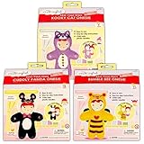 Doll Making Kit for Kids -- Set of 3 DIY Sew-Your-Own Onesie Dolls (Childrens Sewing Projects)